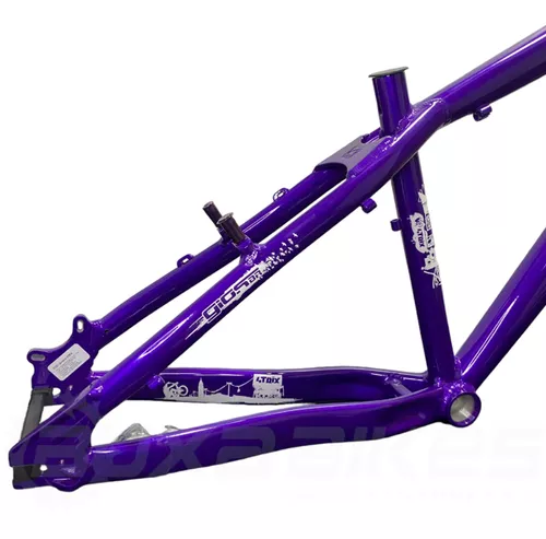 Quadro Gios 4trix 26 Dirt/wheeling/downhill Roxo/branco