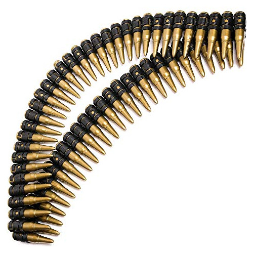 Skeleteen Fake Bullet Army Belt - Bandolera De Plástico Jug