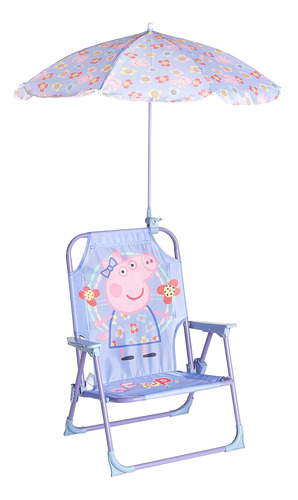 Silla De Playa Niños Sombrilla, Pig, Nk570426