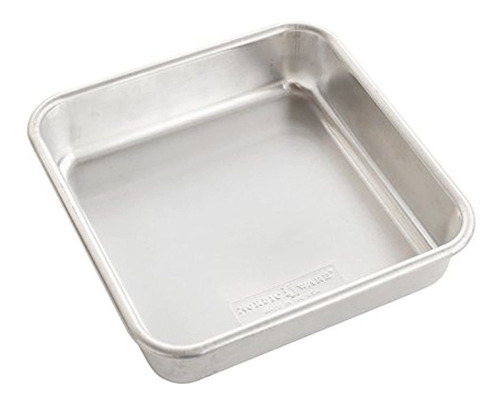 Nordic Ware Naturals Aluminio Comercial 8  X 8  Square Torta