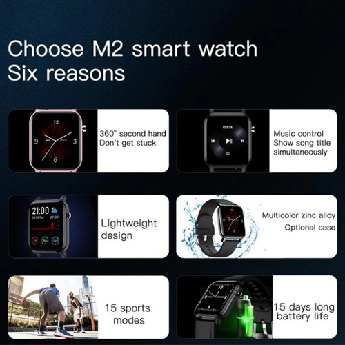 Reloj Inteligente Smartwatch Smartband Unisex Android Ios