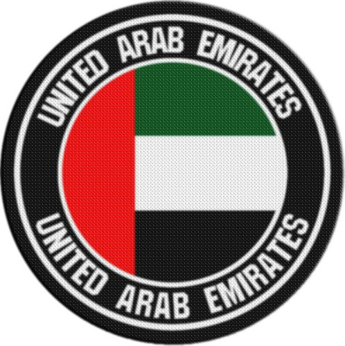 Parche Escudo Circular Emiratos Arabes Unidos M01
