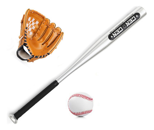 Set De Béisbol Con Bate De Aluminio+béisbol Y Set De Béisbol