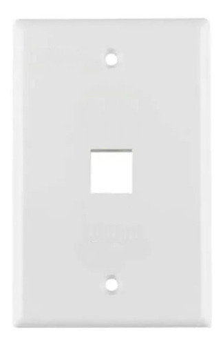 Tapa Rj-45 Un Puesto (face Plate)