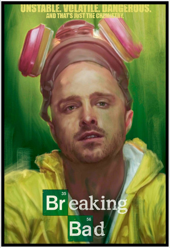 Cuadro Premium Poster 33x48cm Jesse Pinkman Breaking Bad