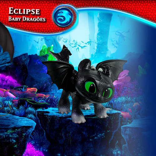 Eclipse -baby Dragões-dreamworks Como Treinar O Seu Dragão®