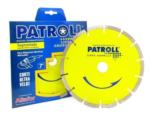 Patroll  Pys-7  Disco Diamantado Segmentado  180mm  De Aliafor