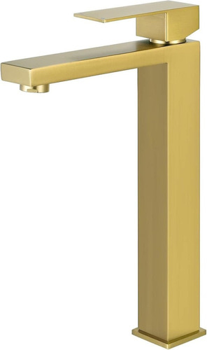 Grifo P/ Bacha De Baño Monocomando Kes- Dorado Satinado