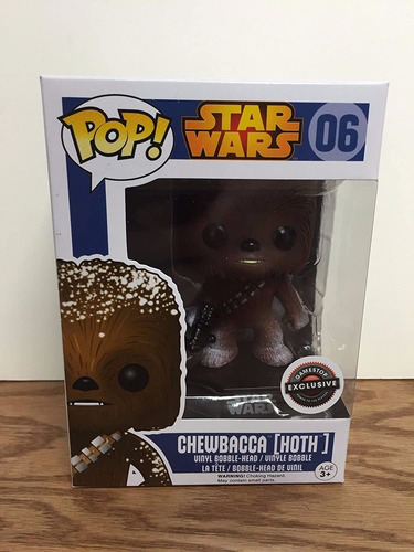 Figura De Vinilo Exclusiva De Pop Funko Chewbacca Hoth Star