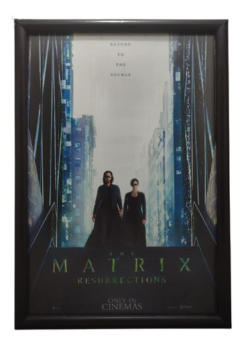 Matrix Resurrecciones Op 1 Poster Enmarcado 50 X 35 Cms