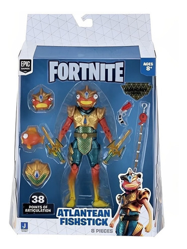 Fortnite Palito Pez Atlante Figura Atlantean 15cm Legendary