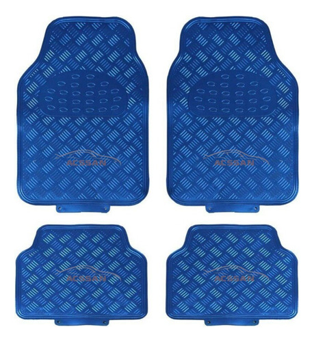 Tapetes 4pz Metalicos Azul Ford Escape 2012