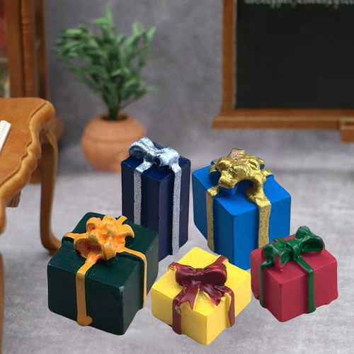 Casa De Muñecas Caja De Regalo Adorno Juego De Imaginación