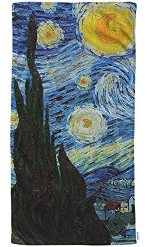 Ofloral Van Gogh Classic Arts Starry Night Toallas De Mano T