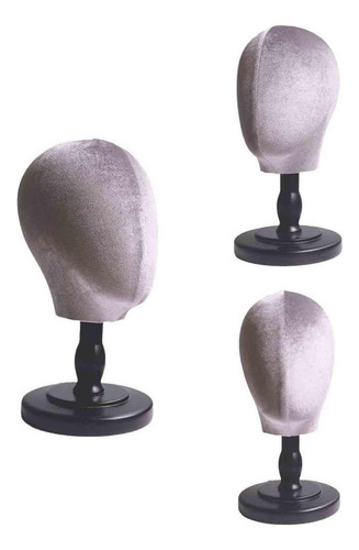 Pelucas Cabeza Sombrero Soporte Sombrero Base Negra