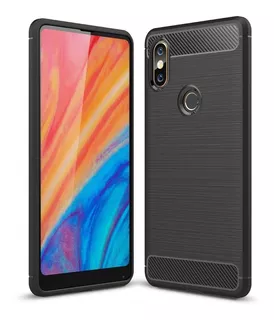 Funda Tpu Fibra De Carbono Compatible Con Xiaomi Mi Mix 2s