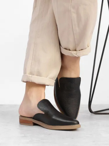 Mules de cuero sales
