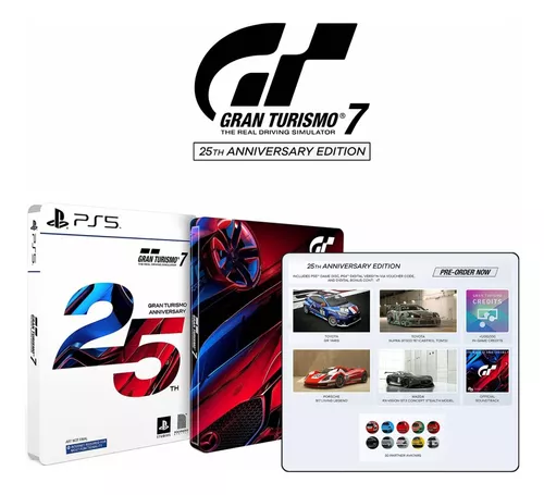 Gran Turismo 7: detalhes sobre a pré-venda e a edição de comemoração do 25º  aniversário – PlayStation.Blog BR