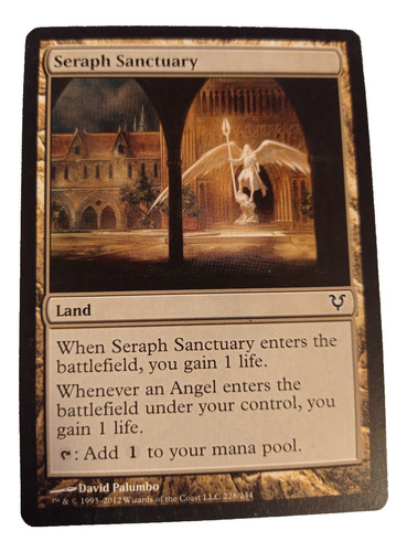 Carta Magic Seraph Sanctuary [avacyn] Mtg Angel Land