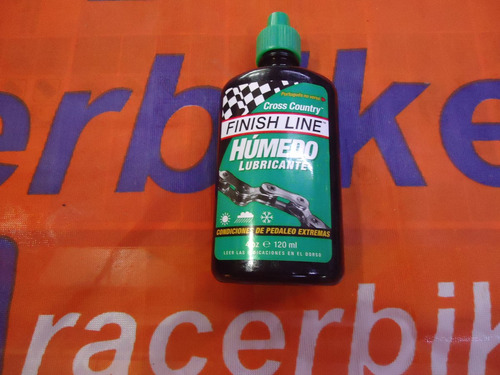 Aceite Lubricante Bicicleta Finish Line Humedo 120ml - Racer Bikes