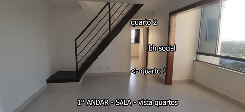 Imagem 3 de 12 de Cobertura Duplex (2 Andares) - Canto - 3 Quartos (1 Suíte) - Terraço - Vaga Coberta - Desocupada - Quitada