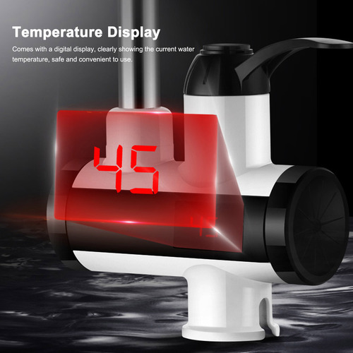 Grifo De Agua Caliente Instantáneo De 3000 W, Calentador De