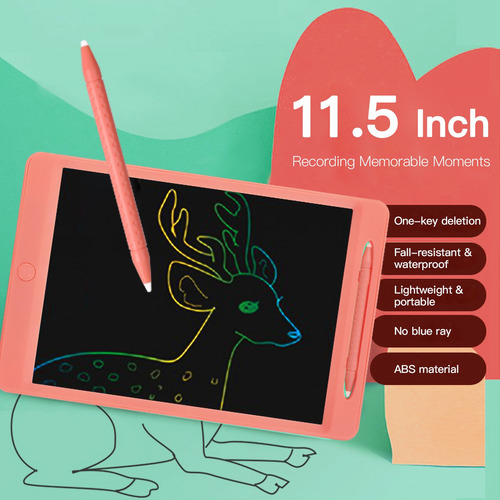 Tableta De Escritura Con Pantalla Lcd Y Regalos Recargables