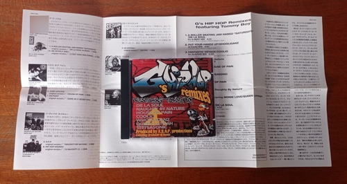 Cd G's Hip Hop Remixes - Featuring Tommy Boy *japonês* (Usado)