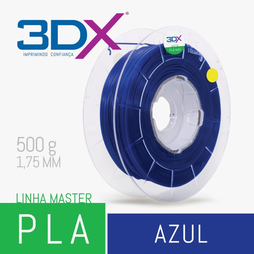 Imagem 2 de 3 de Filamento Pla 1,75 Mm | 500g | Azul