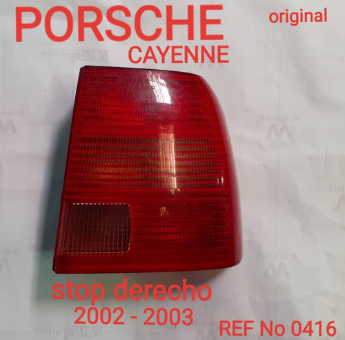 Stop Dcho Porche Cayenne 2003/2003