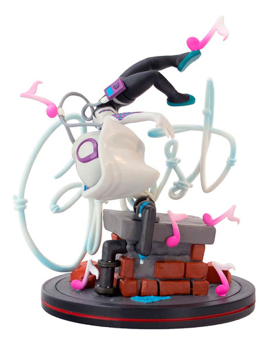 Figura Coleccionable De Ghost-spider Q-fig Elite Diorama