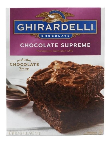 Harina Ghirardelli Para Brownies De Chocolate Supreme 531 Gr