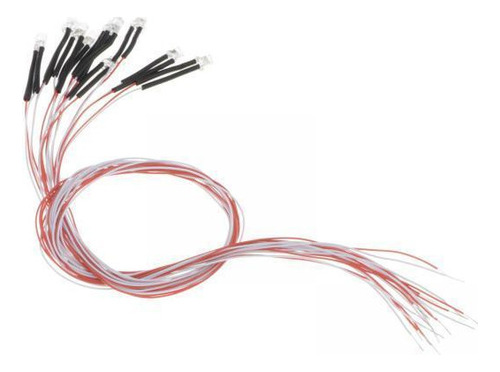 . 3 Cables Led Con Cable Cálido Rojo Azul Verde Amarillo
