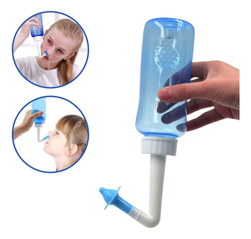 Higienizador Nasal Lavador Desentope Nariz Limpeza Rinite