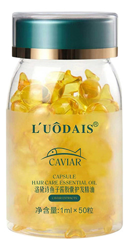 Aceite Capilar S Hair Oil, 50 Cápsulas, Con Queratina Para P