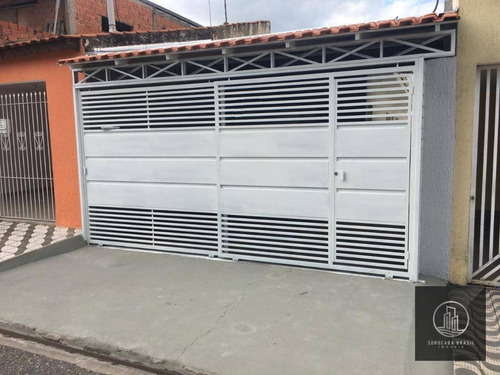 Imagem 1 de 18 de Casa Com 2 Dormitórios À Venda, 78 M² Por R$ 240.000,00 - Jardim Atílio Silvano - Sorocaba/sp - Ca0182