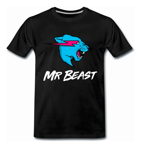 Mrbeast Youtuber / Playera Manga Corta / Custom