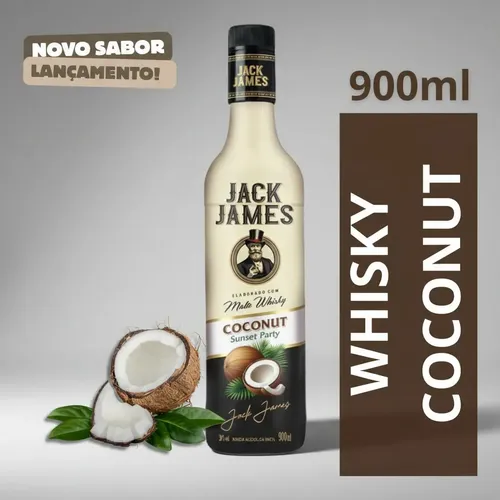 ★coco★ Whisky Jack James Coconut Sabor Coco Drink Preço Original