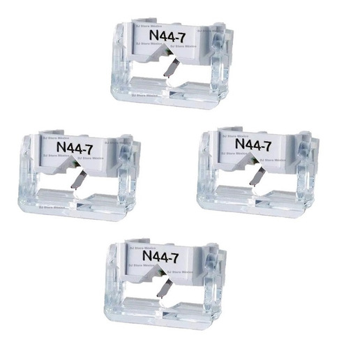 4 Agujas Shure M44-7 Dj Serato Time Code Technics Combo
