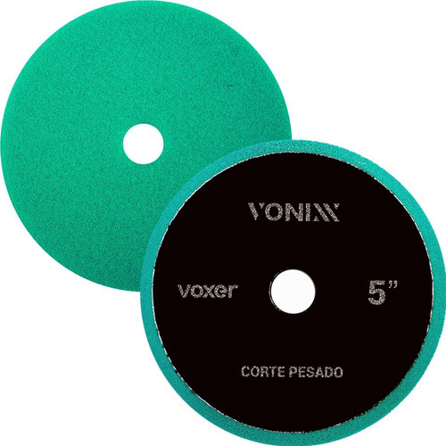Boina De Espuma Vonixx Corte Pesado Verde 5'' Para Polimento