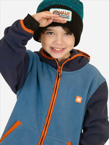 Poleron Micropolar Coastal Celeste Infantil Maui And Sons