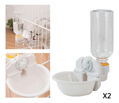 2x Alimentador De Agua Para Conejos, Dispensador De Agua