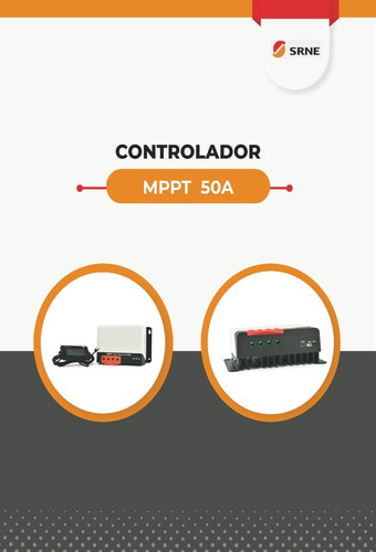 Imagen 2 de 4 de Controlador De Carga Regulador Solar 50a Mppt Lcd 50 A