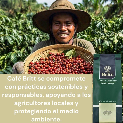 Cafe Britt Combo 2 Paquetes Cafe Espreso Y Tueste Oscuro