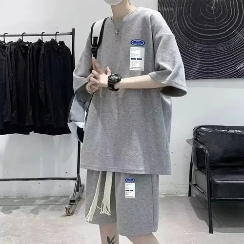 Conjunto De Camiseta De Manga Corta De Estilo Coreano De Ver