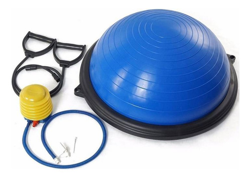 Pelota Bosu + 2 Cuerdas Elasticas + Inflador + Envío Gratis