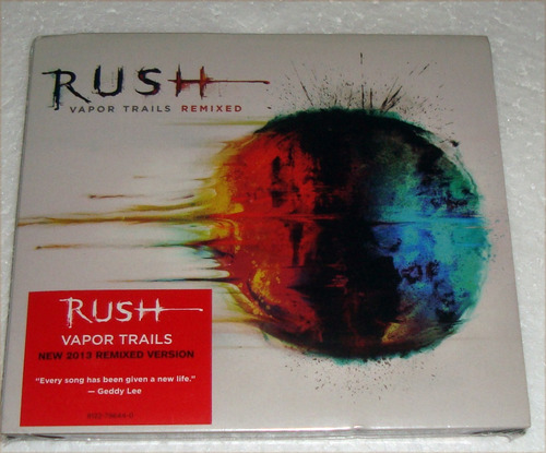 Rush Vapor Trails Remixed Cd Sellado / Kktus