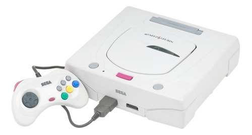 Consola Sega Saturn Standard color blanco