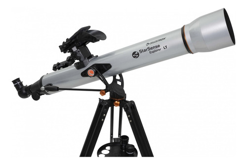 Telescópio Celestron Com Autoguide Smartphone Explorer 80