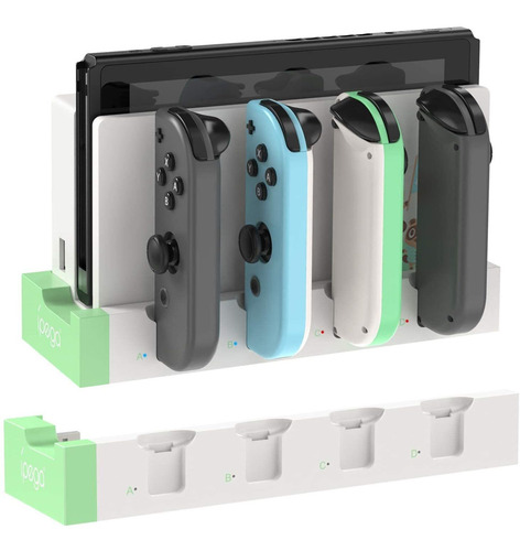 Joy Switch Con Controlador De Cargador Para Joy-con, Verde